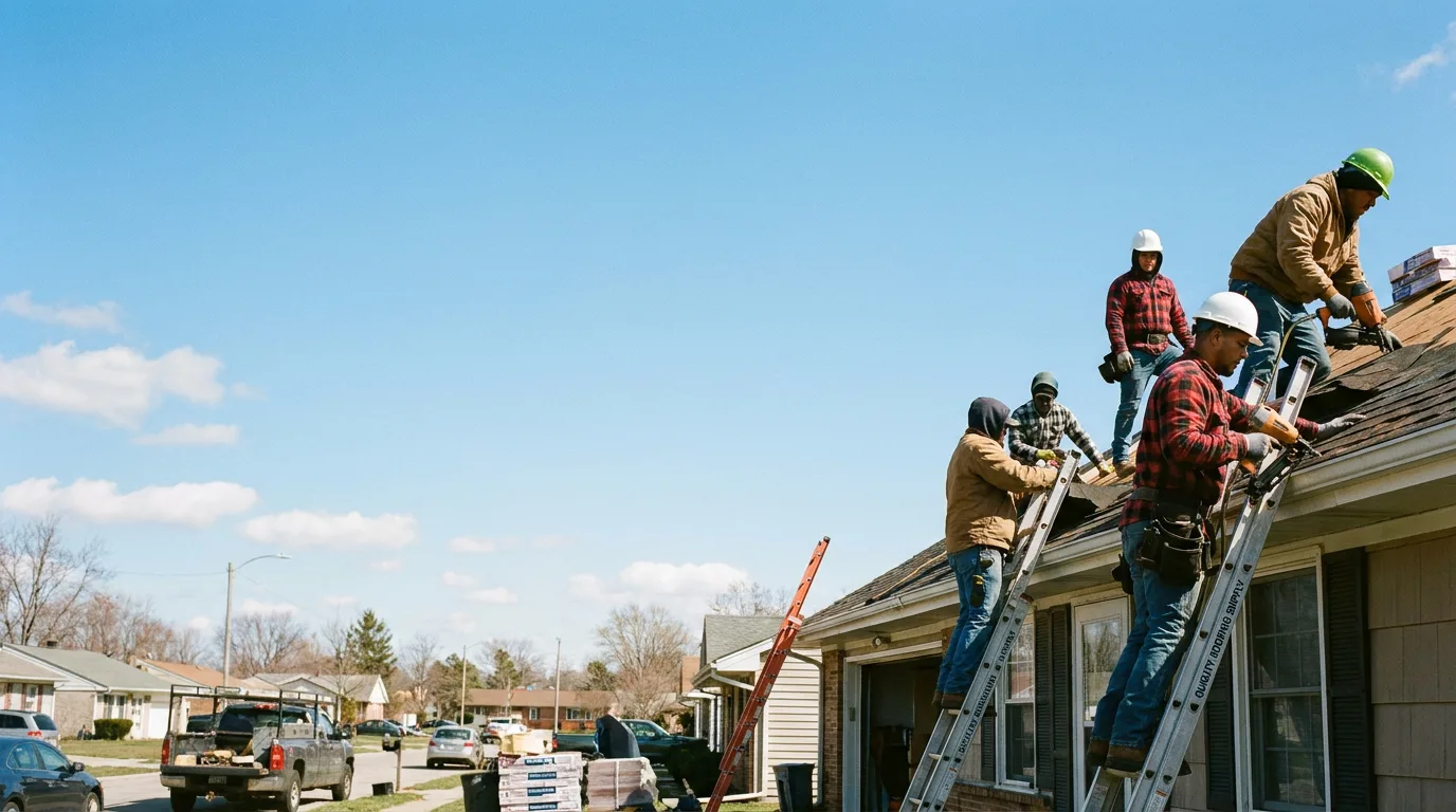 Roofing in Scotts, MI near me